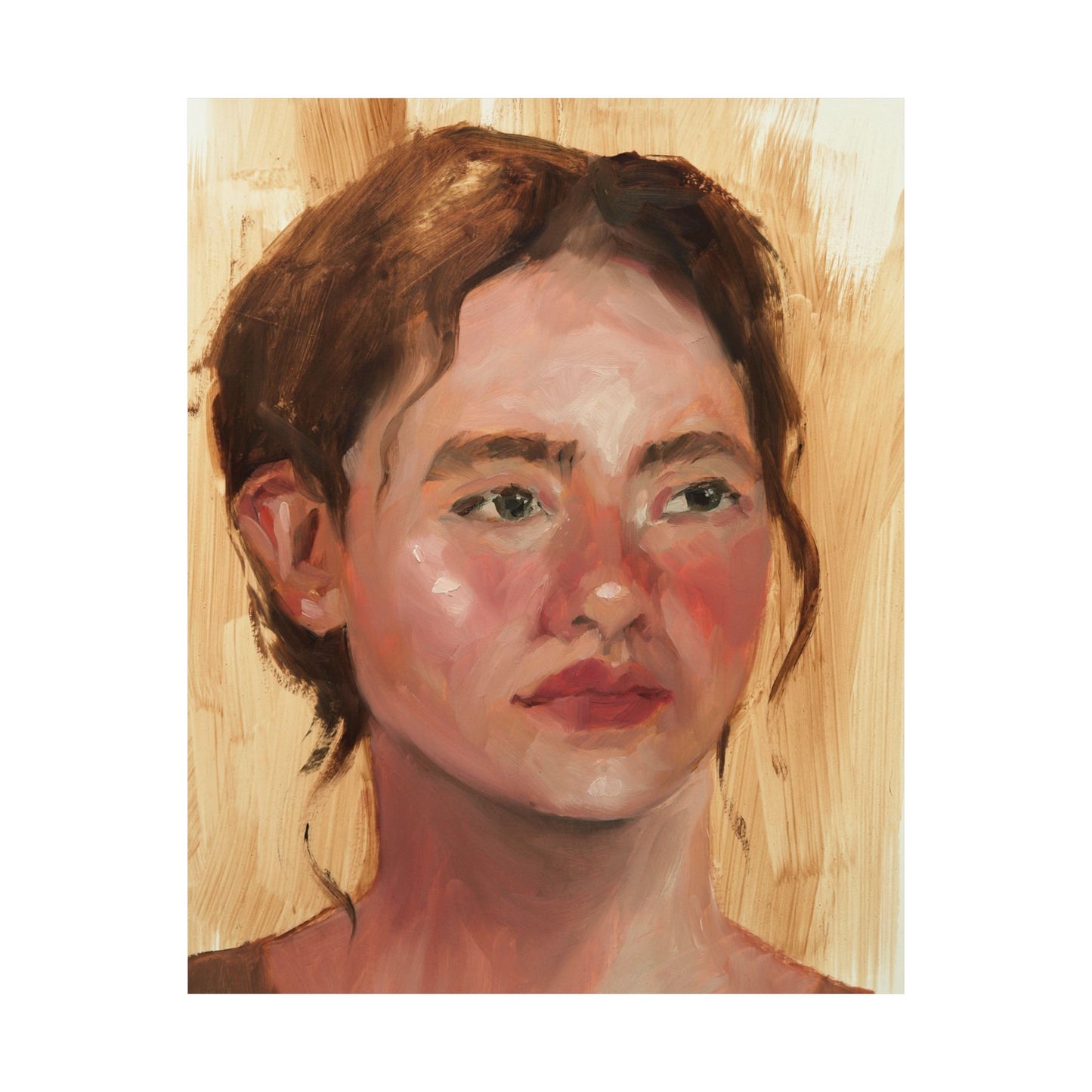 "Maria Chapdelaine" - Oil Portriait Print (Day 13)