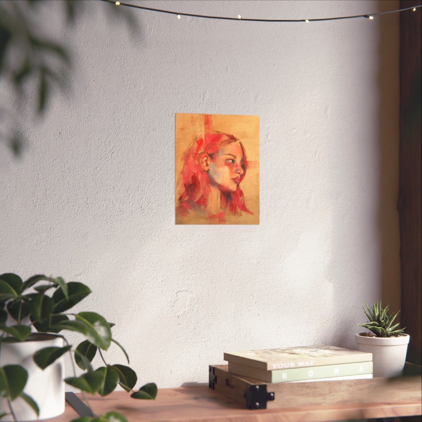 "Lucy" - Oil Portriait Print (Day 35)