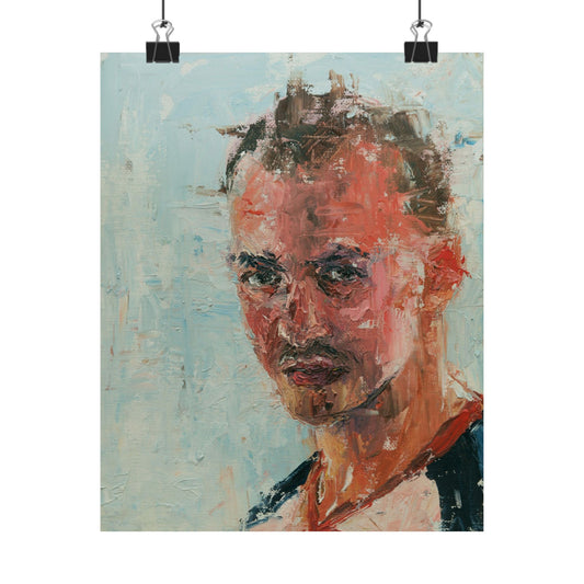 "Oleg" - Oil Portriait Print (Day 189)