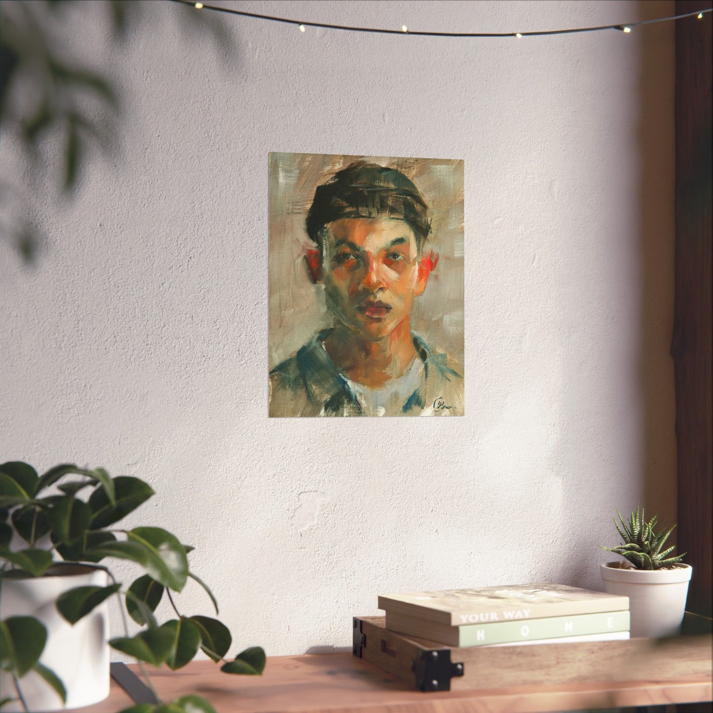 "Eric" - Oil Portriait Print (Day 130)