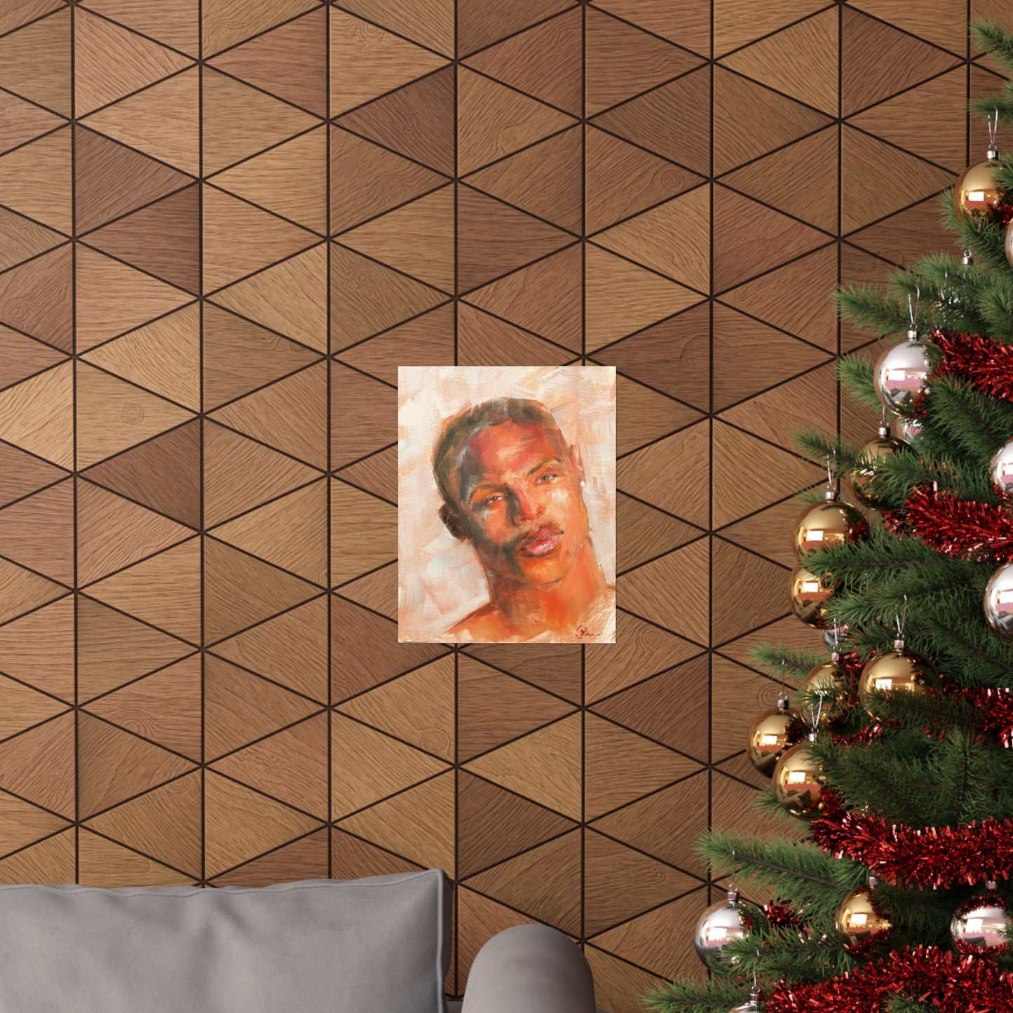 "Omar" - Oil Portriait Print (Day 124)