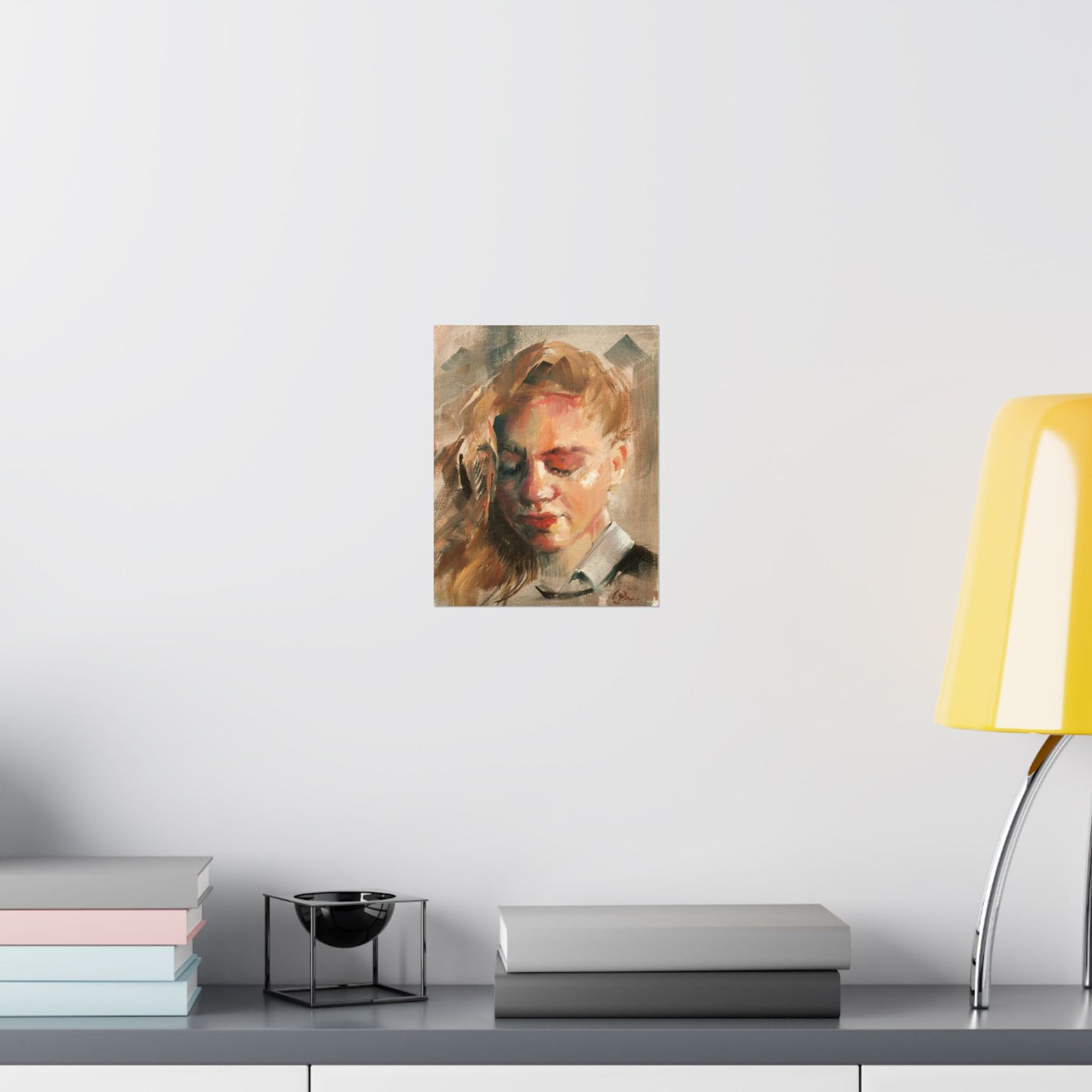 "Susan" - Oil Portriait Print (Day 123)