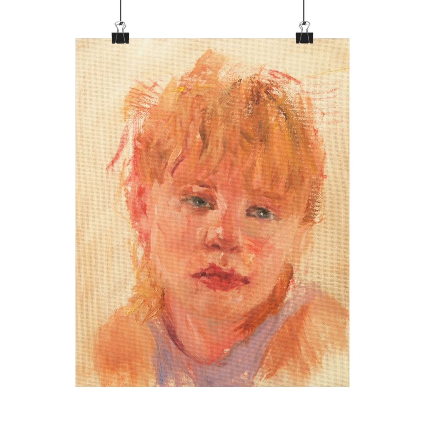 "Riley" - Oil Portriait Print (Day 280)