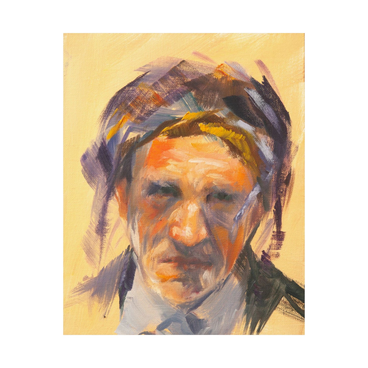 "Youssef" - Oil Portriait Print (Day 233)