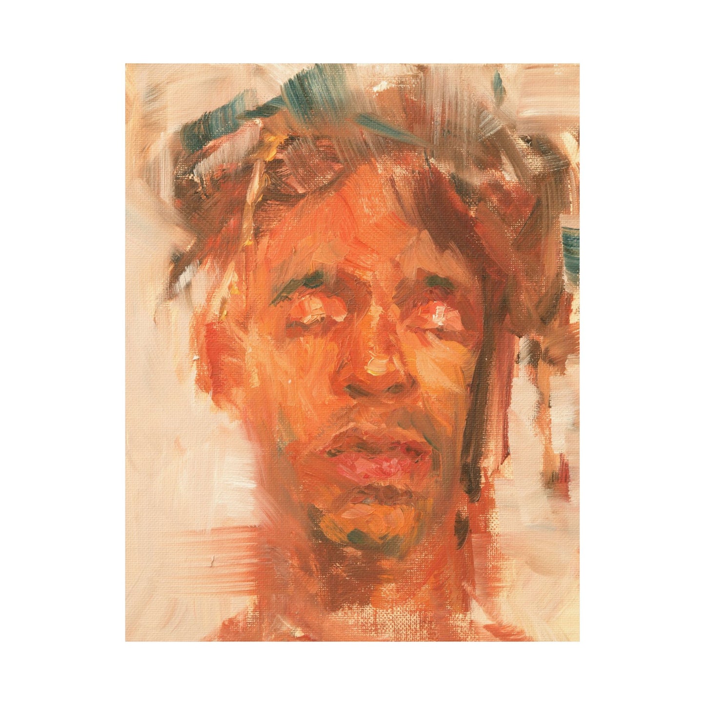 "Jad" - Oil Portriait Print (Day 256)