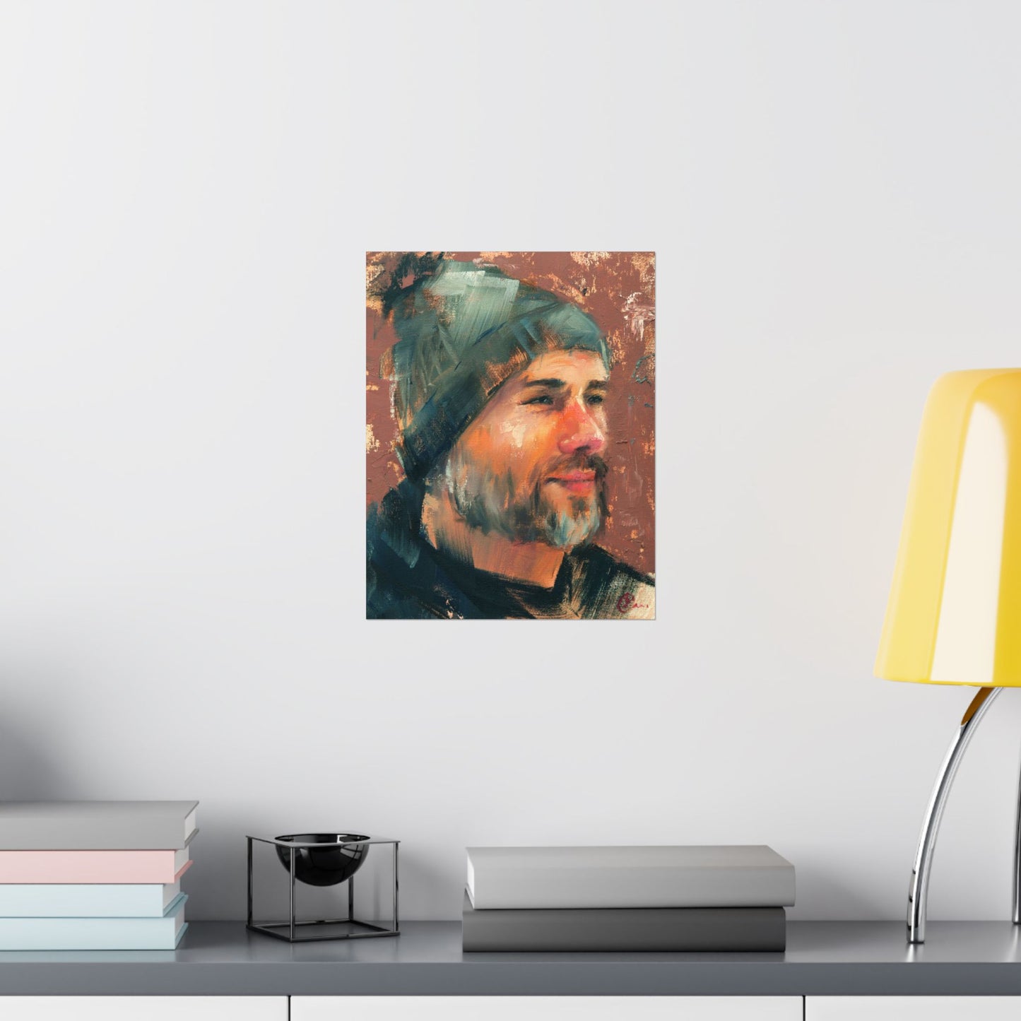 "Jacob" - Oil Portriait Print (Day 68)