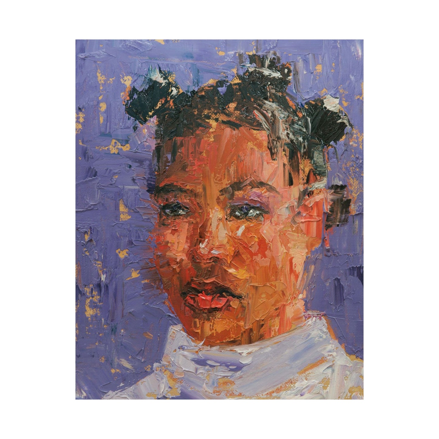 "Zoe" - Oil Portriait Print (Day 1780)