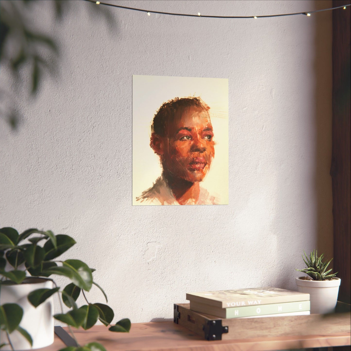 "Kira" - Oil Portriait Print (Day 279)