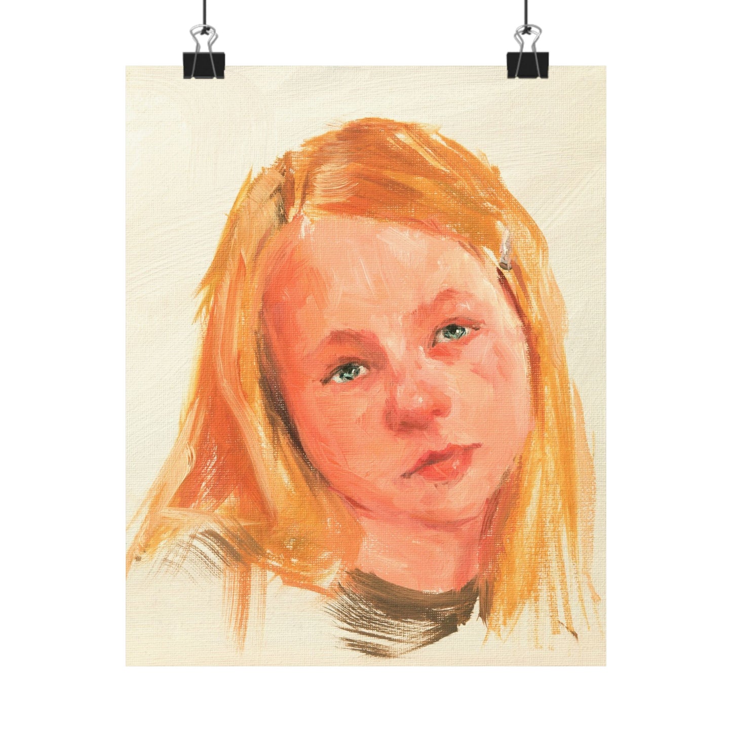 "Kiara" - Oil Portriait Print (Day 254)