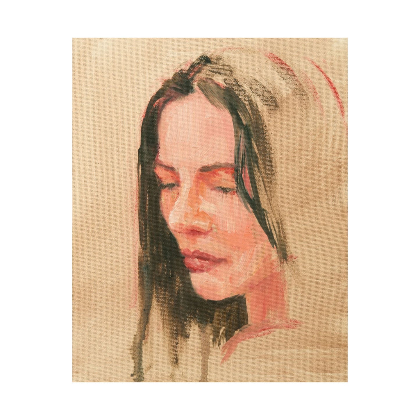 "Vienna" - Oil Portriait Print (Day 284)