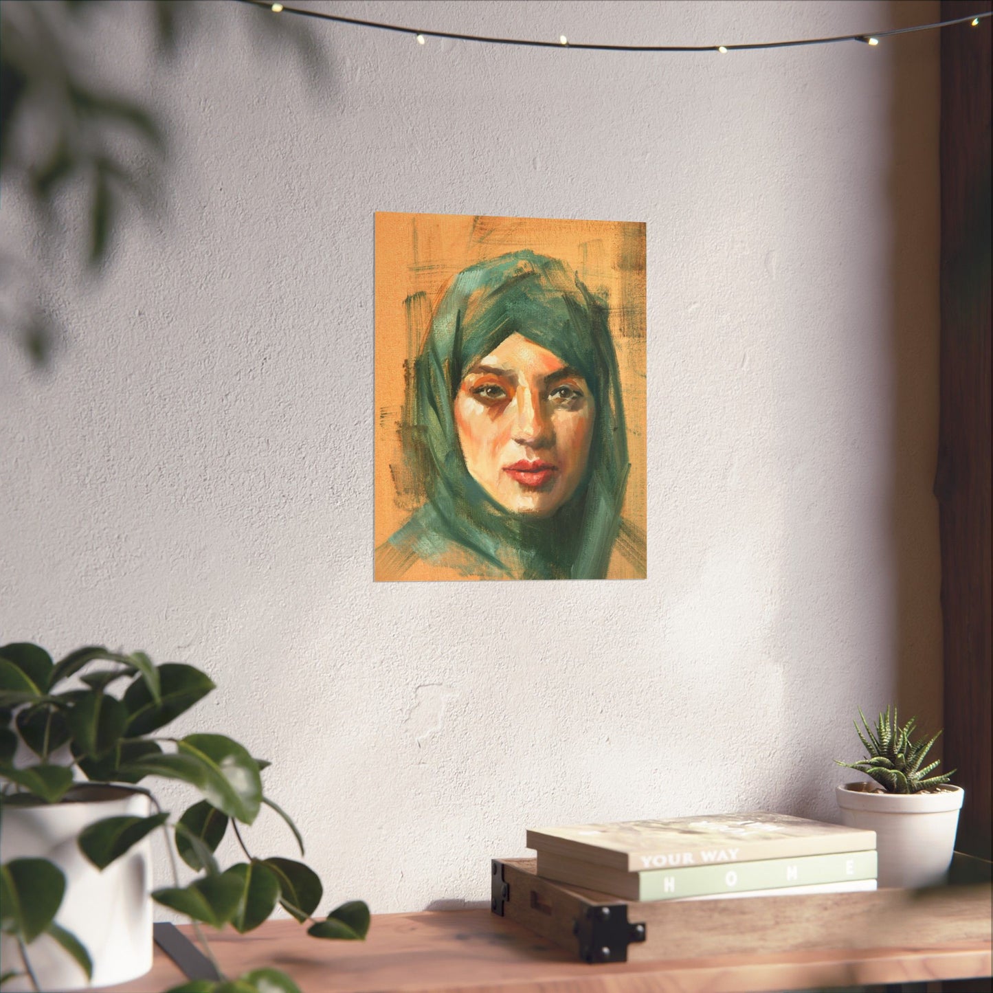 "Naya" - Oil Portriait Print (Day 38)