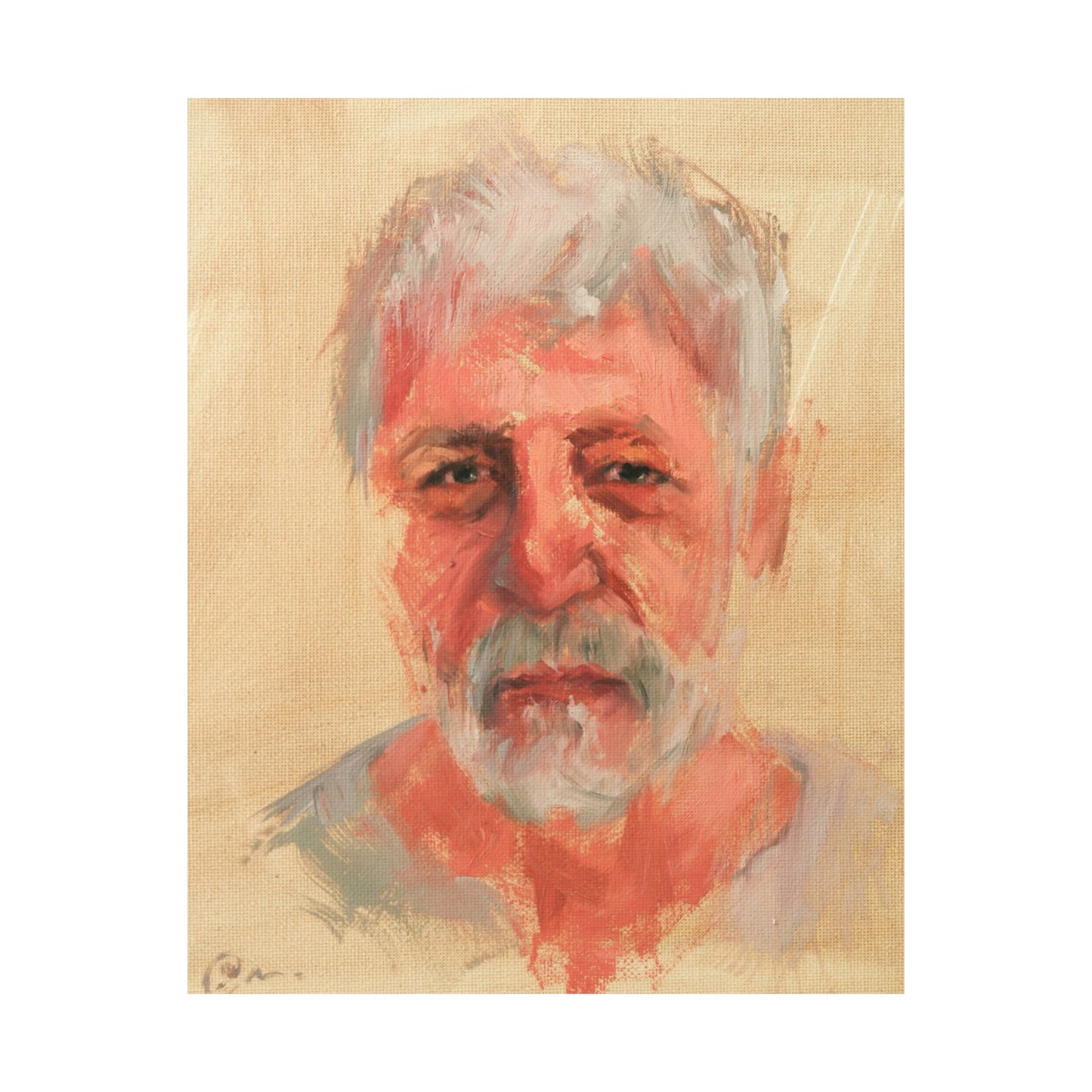 "Isidore" - Oil Portriait Print (Day 285)