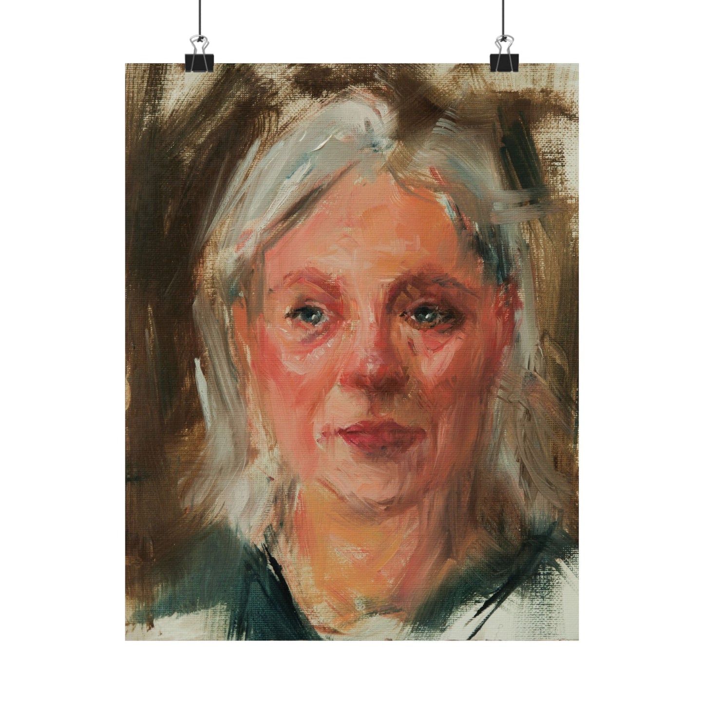 "Mariana" - Oil Portriait Print (Day 158)