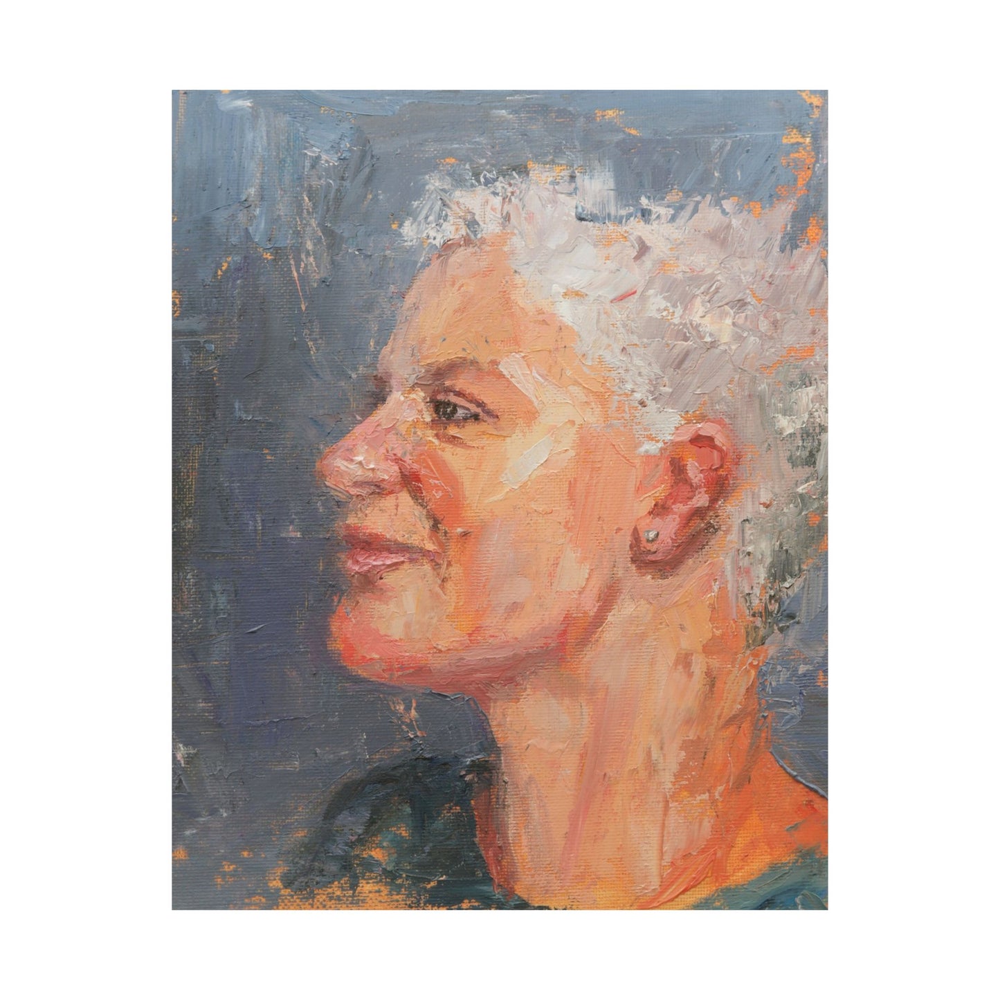 "Samantha" - Oil Portriait Print (Day 197)