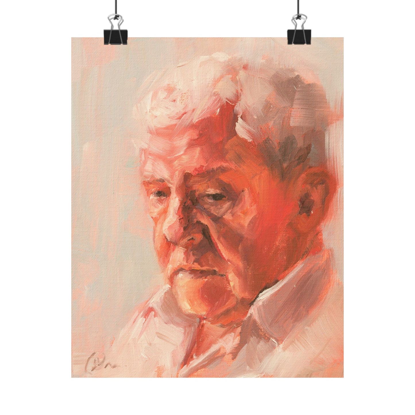 "Raphael" - Oil Portriait Print (Day 237)