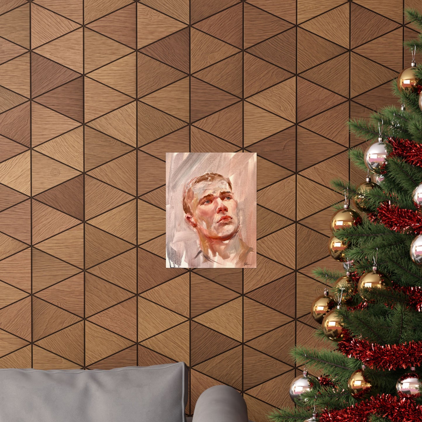 "Sam" - Oil Portriait Print (Day 114)