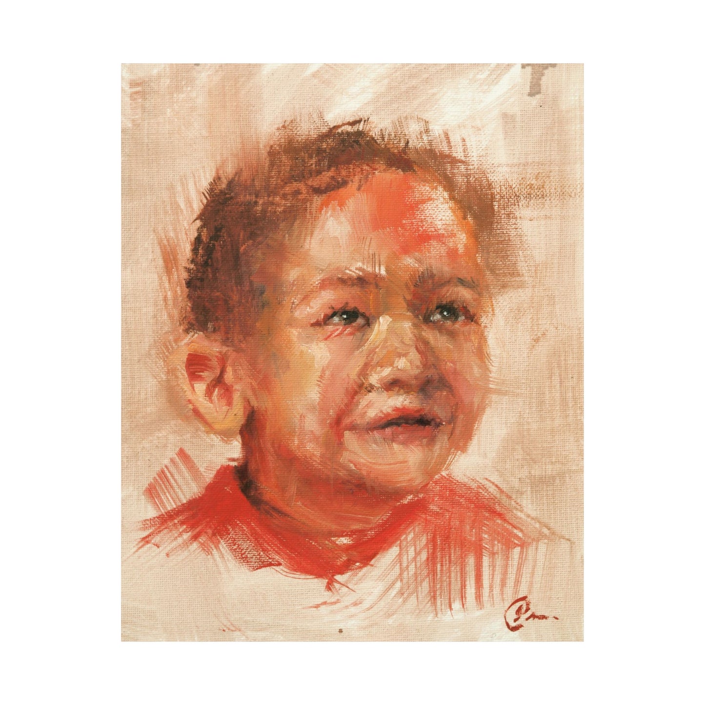 "Marcus" - Oil Portriait Print (Day 147)