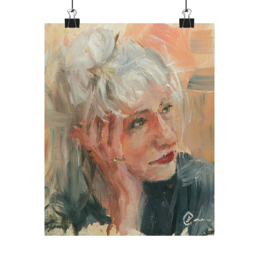 "Ellen" - Oil Portriait Print (Day 169)