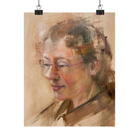 "Eugenia" - Oil Portriait Print (Day 22)