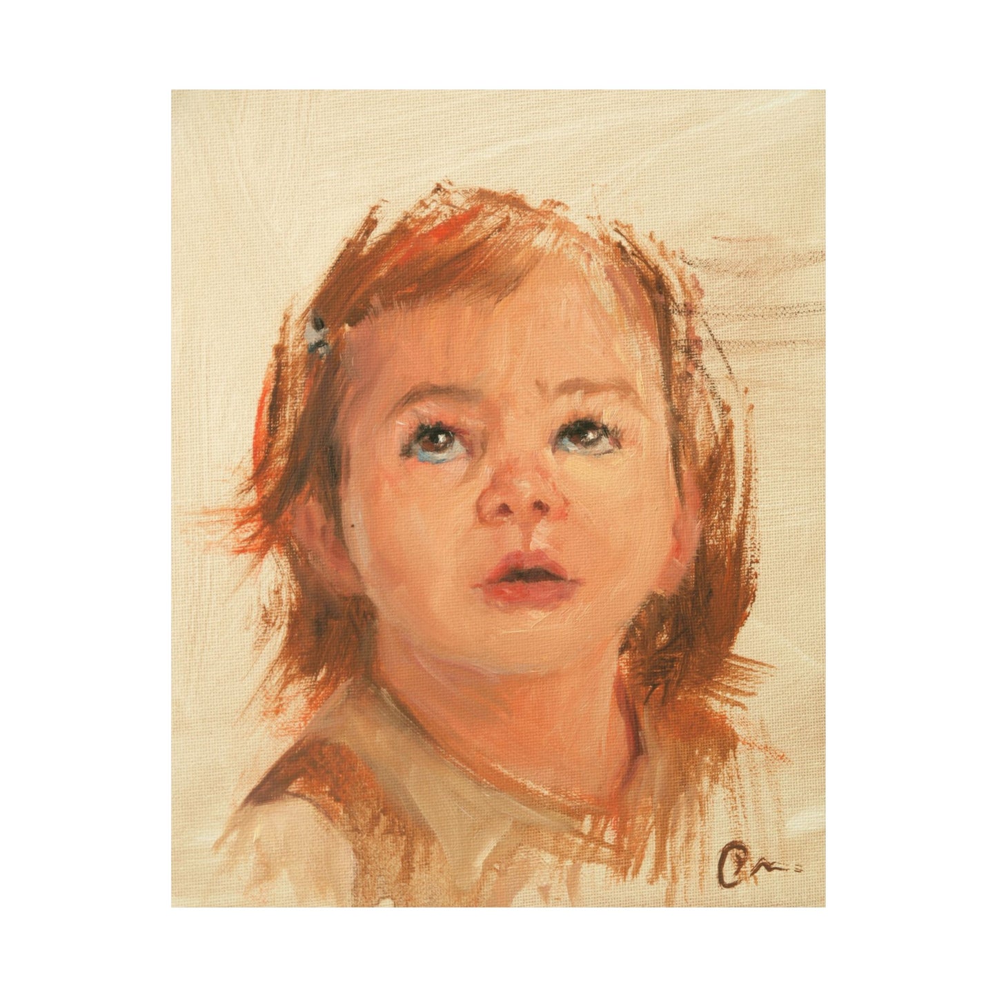 "Hazel" - Oil Portriait Print (Day 298)