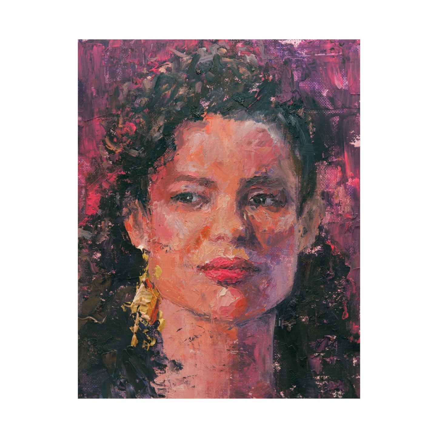 "Kelly" - Oil Portriait Print (Day 195)