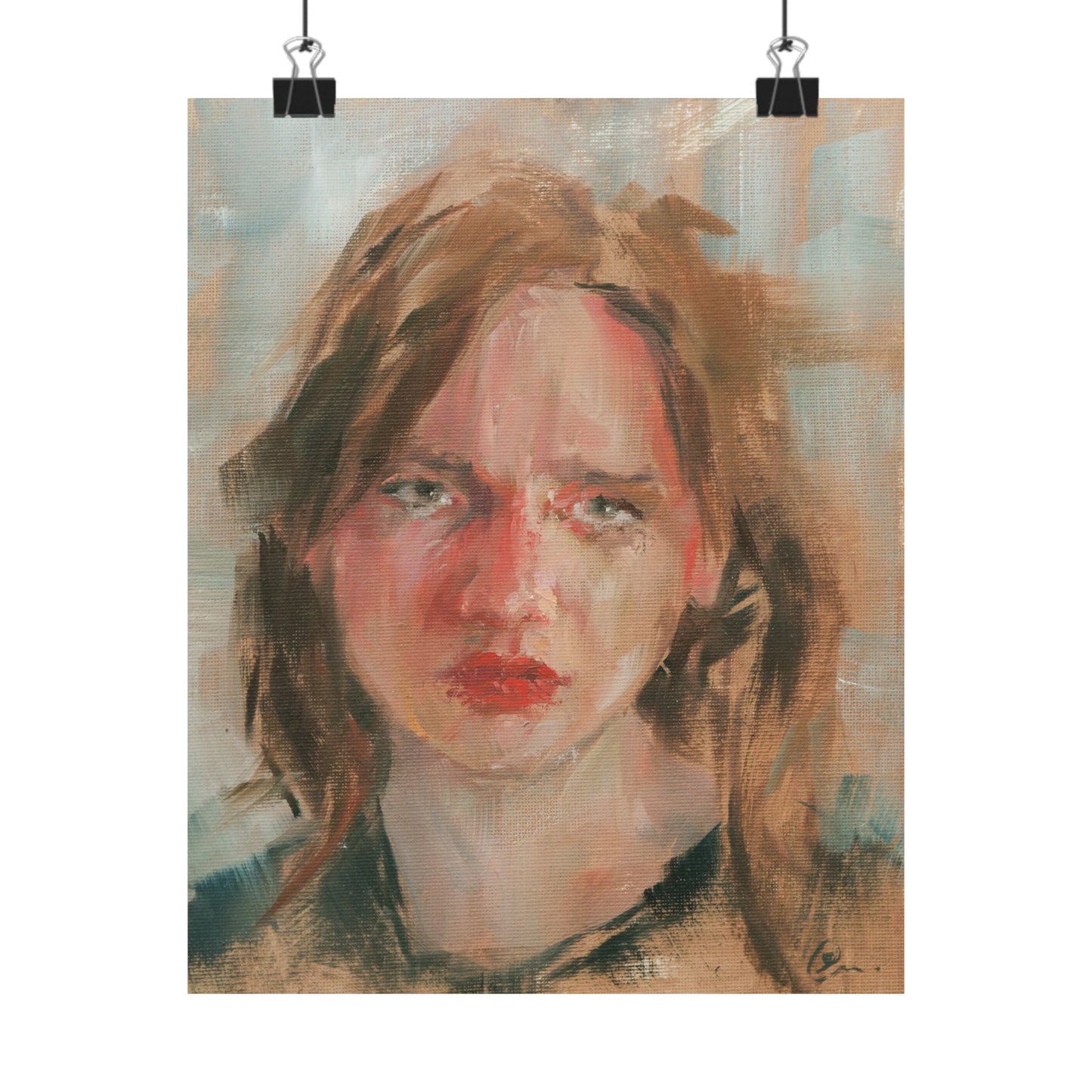 "Blythe" - Oil Portriait Print (Day 131)