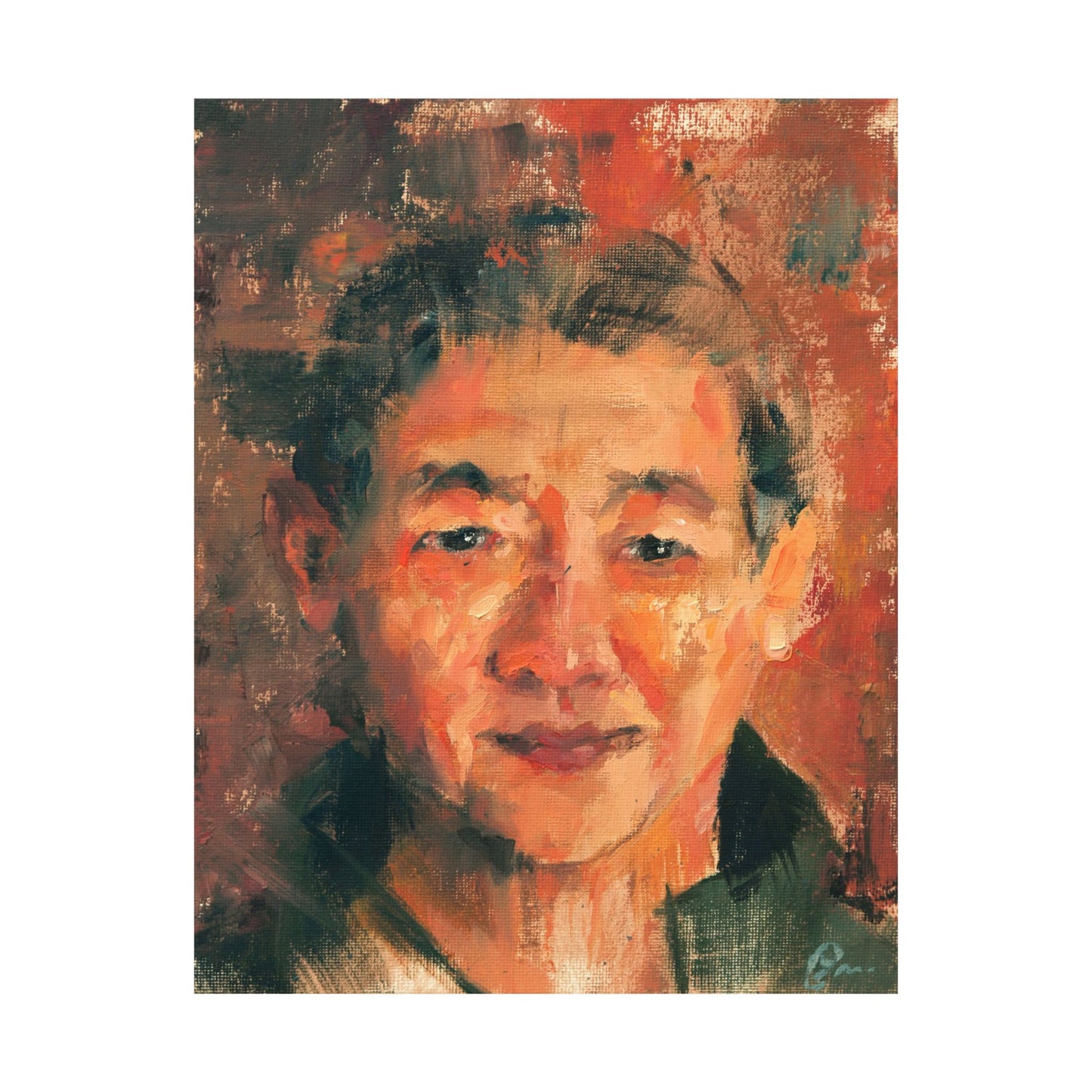 "Gulliver" - Oil Portriait Print (Day 67)