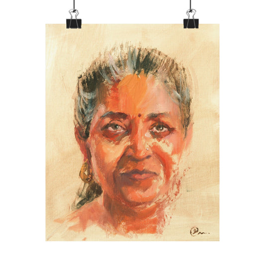 "Zara" - Oil Portriait Print (Day 282)