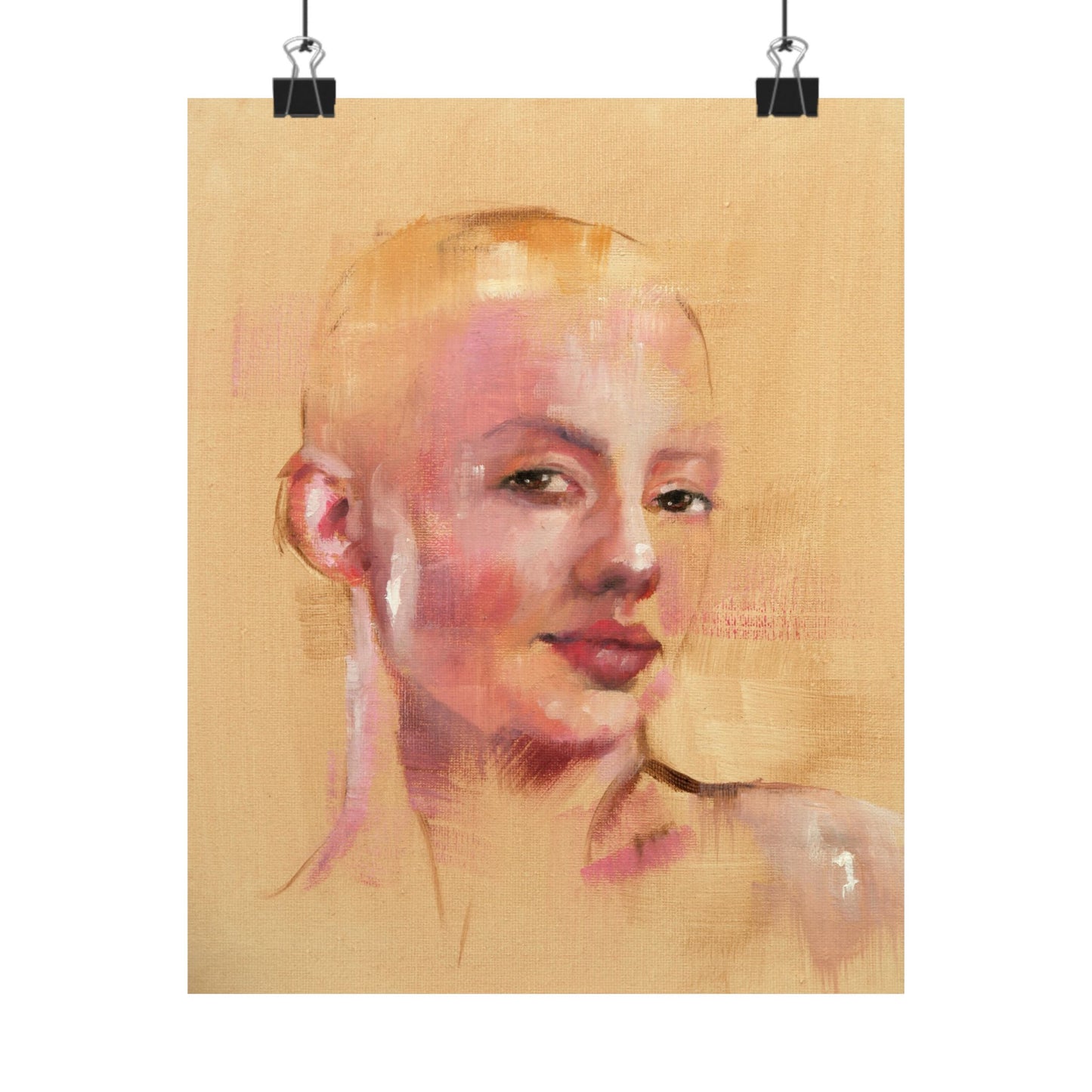 "Ivy" - Oil Portriait Print (Day 30)