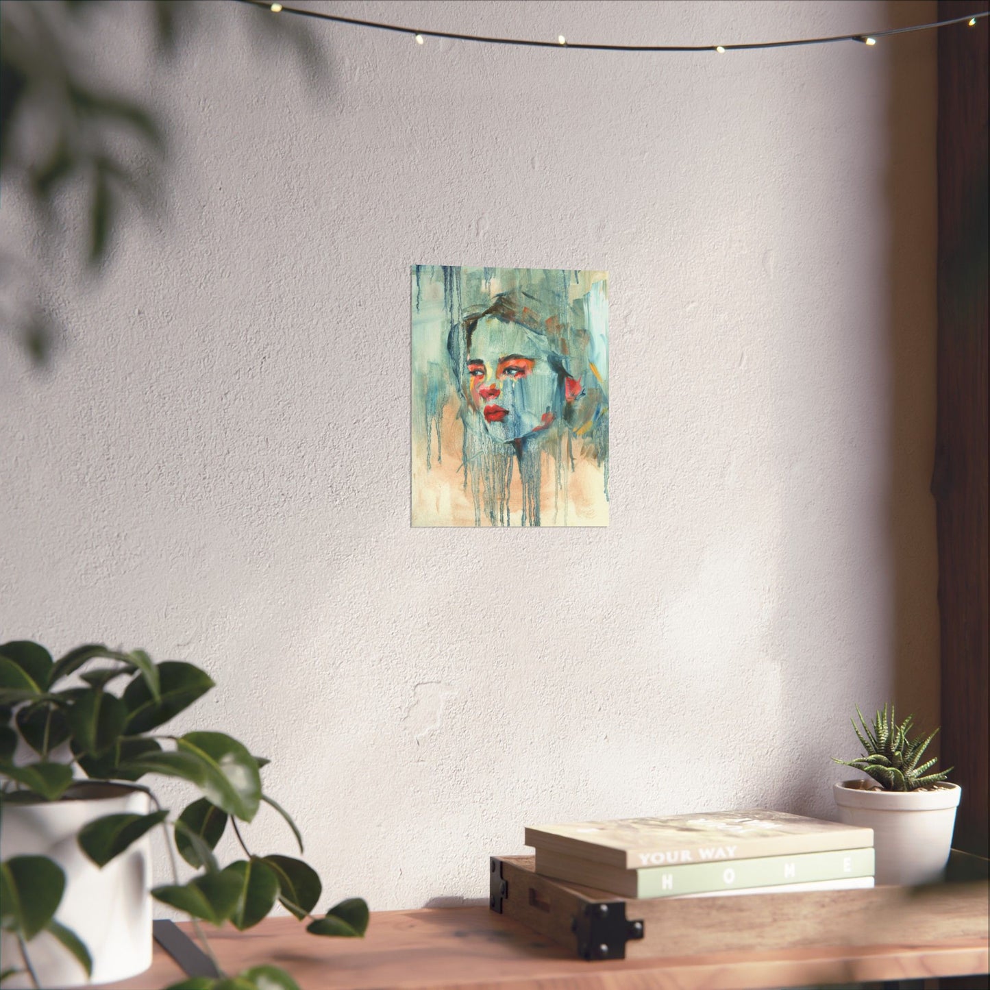 "Patience" - Oil Portriait Print (Day 40)