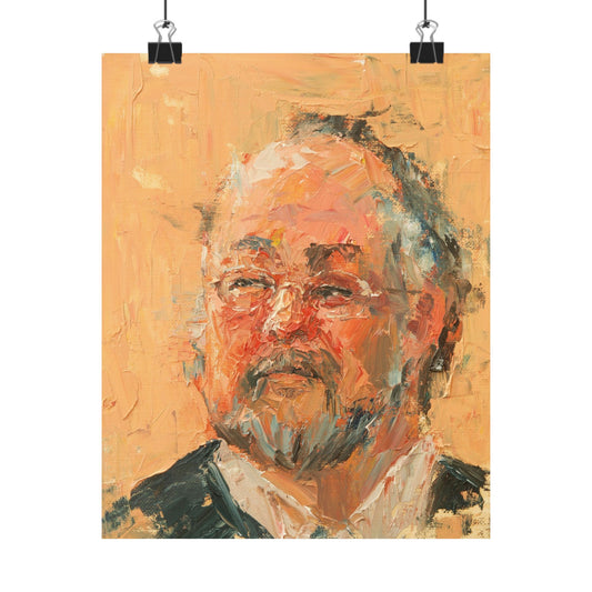 "Edwin" - Oil Portriait Print (Day 209)