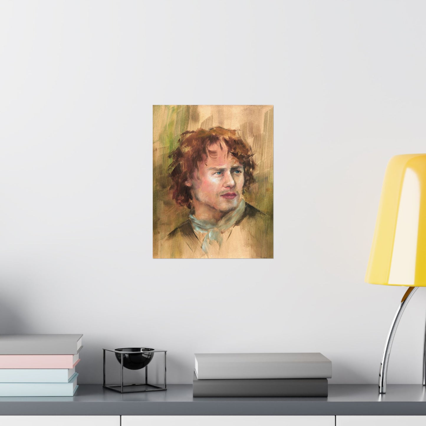 "Jamie Fraser" - Oil Portriait Print (Day 59)