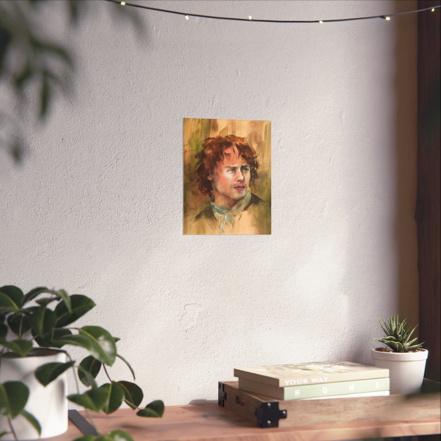 "Jamie Fraser" - Oil Portriait Print (Day 59)