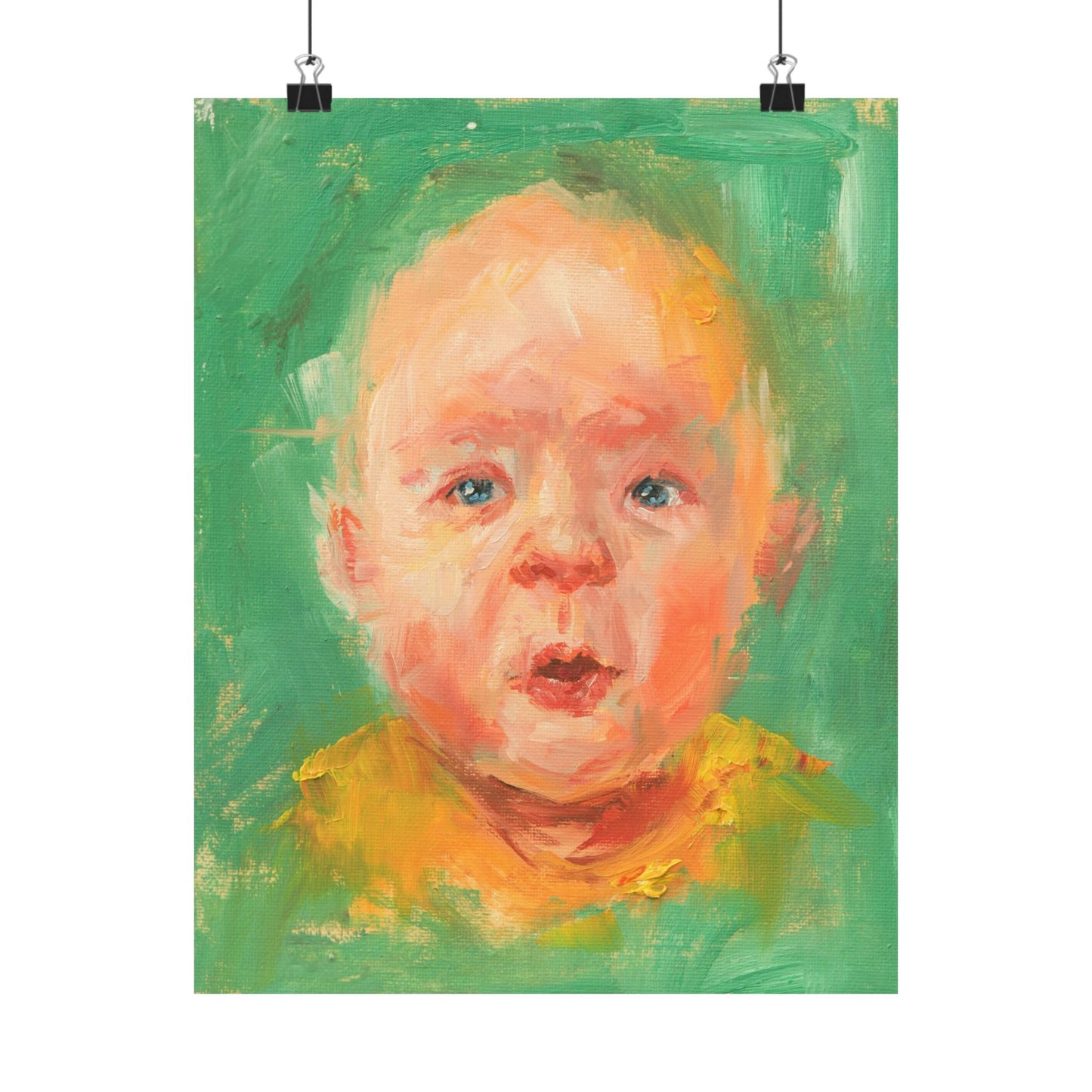 "Hank" - Oil Portriait Print (Day 210)