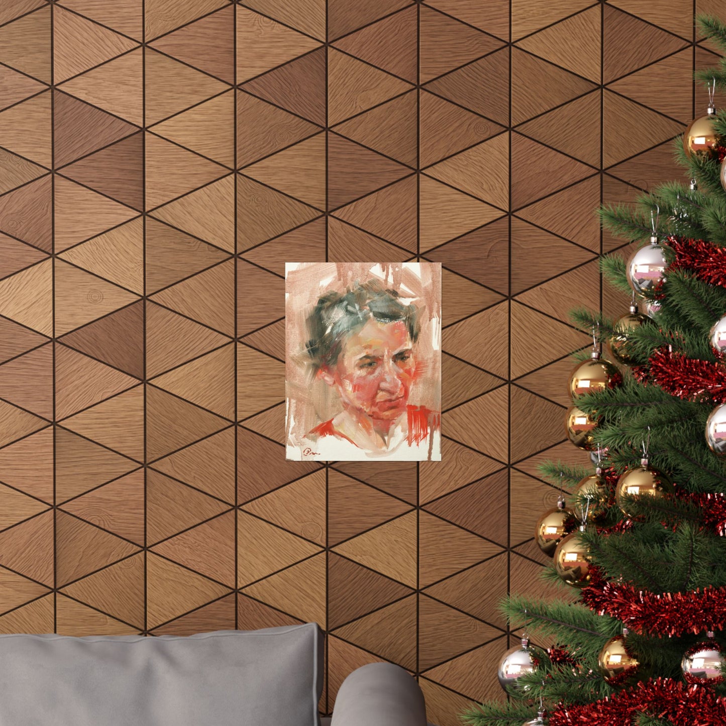 "Eva" - Oil Portriait Print (Day 120)