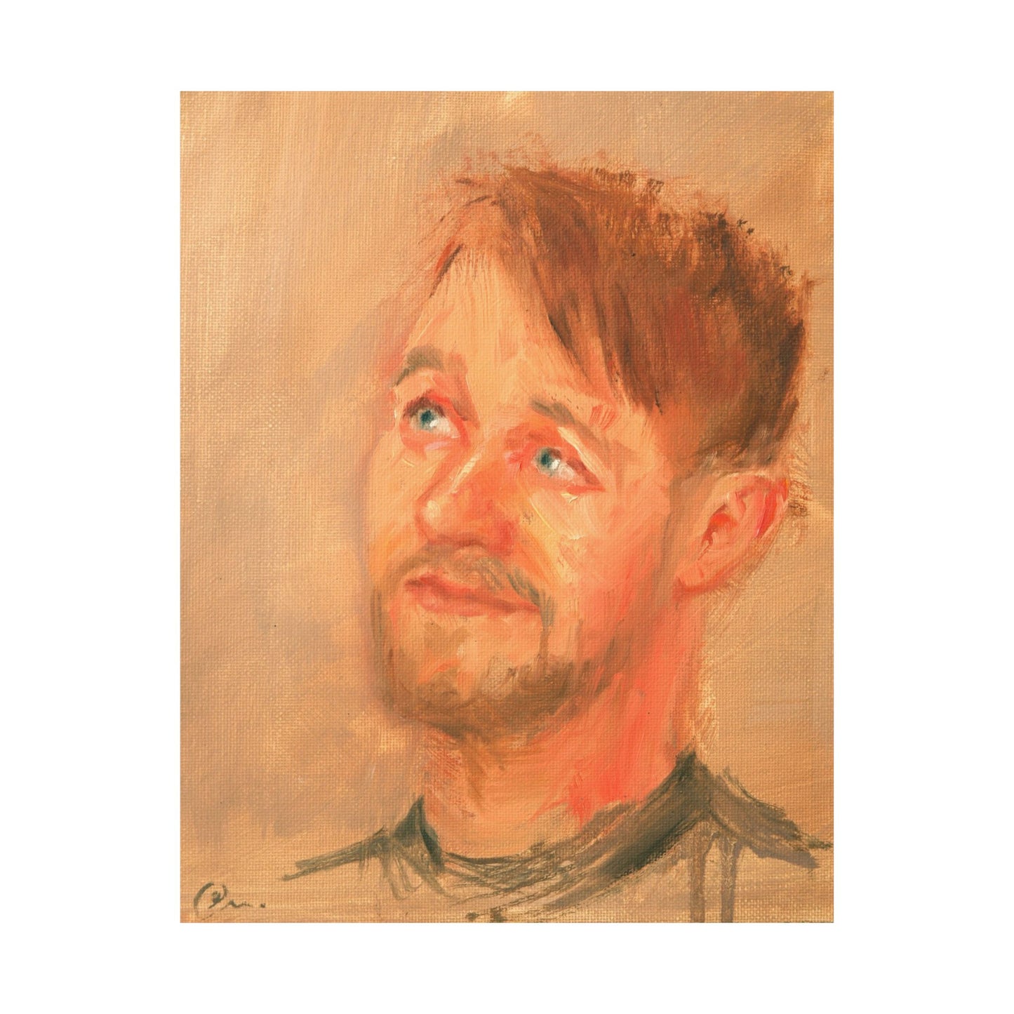 "Henrry" - Oil Portriait Print (Day 297)