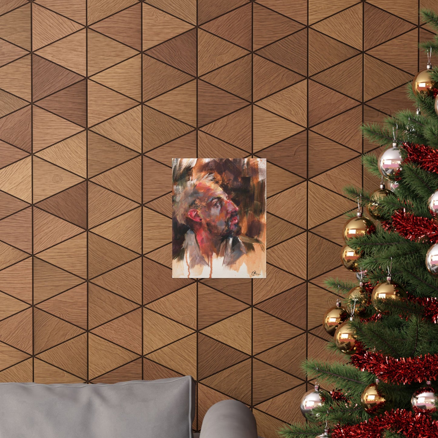 "Samael" - Oil Portriait Print (Day 100)