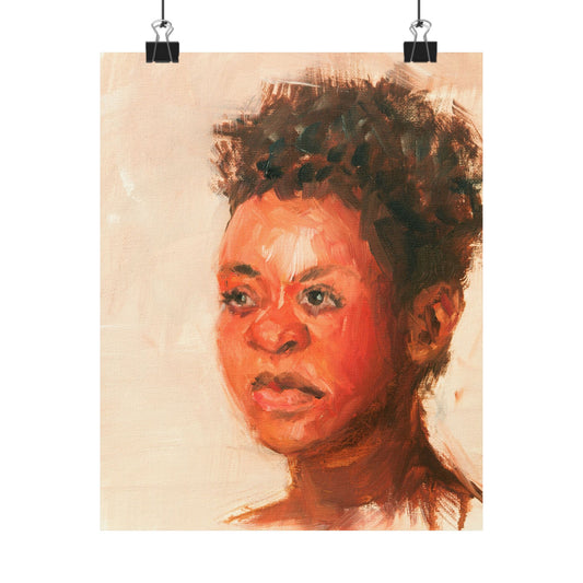 "Freya" - Oil Portriait Print (Day 251)