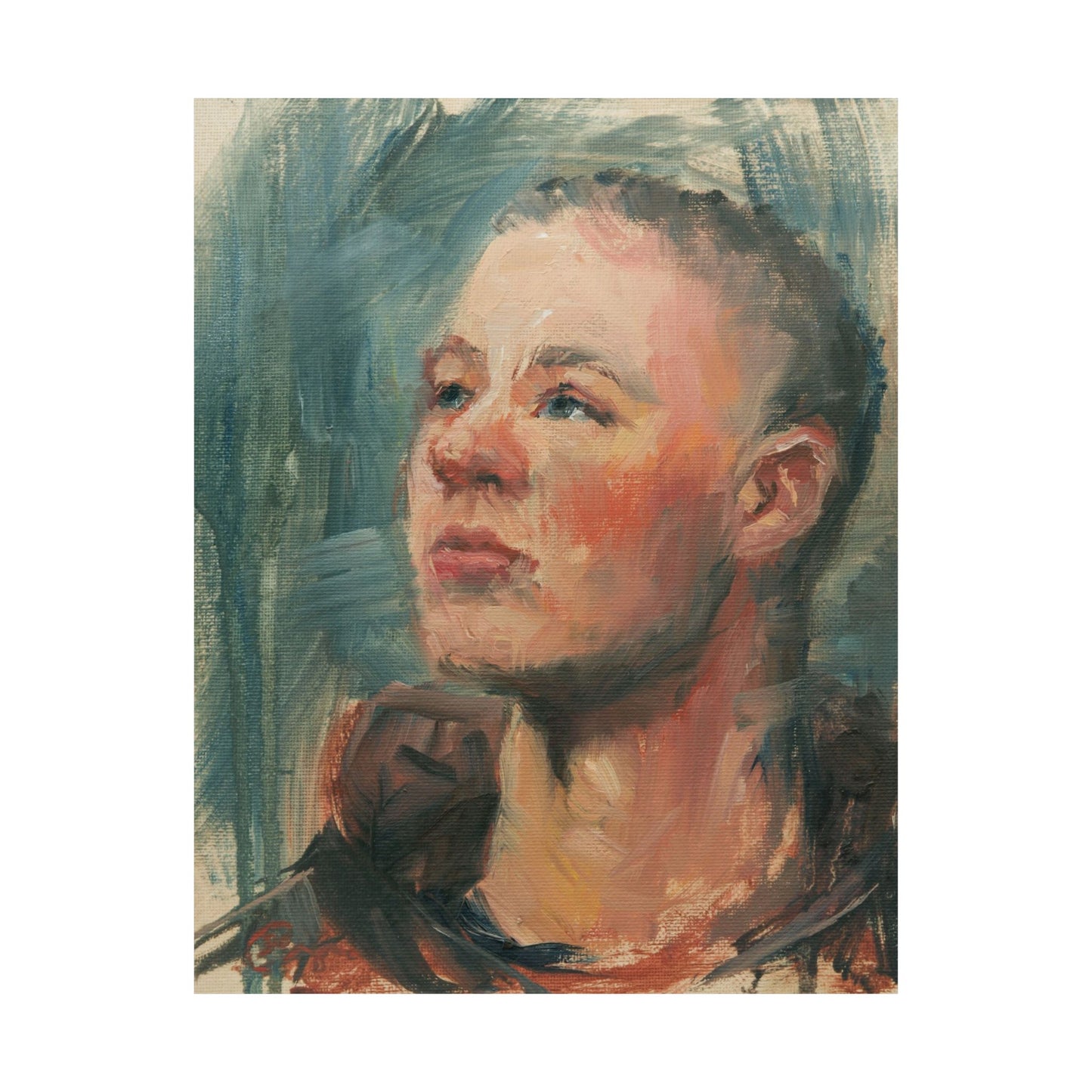 "Gael" - Oil Portriait Print (Day 171)