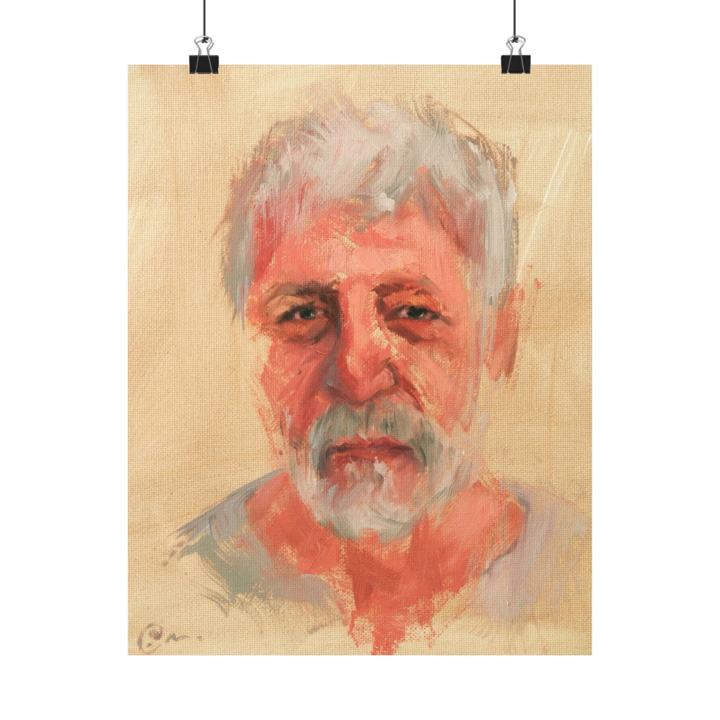 "Isidore" - Oil Portriait Print (Day 285)