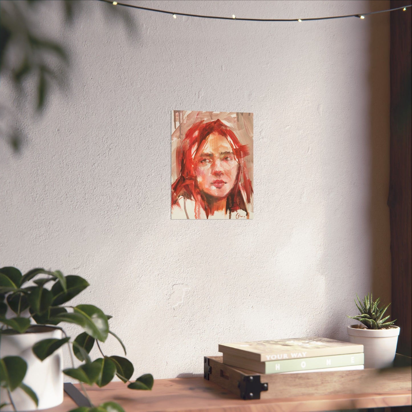 "Judy" - Oil Portriait Print (Day 119)