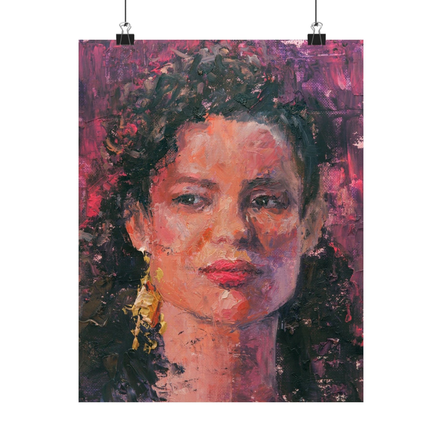 "Kelly" - Oil Portriait Print (Day 195)