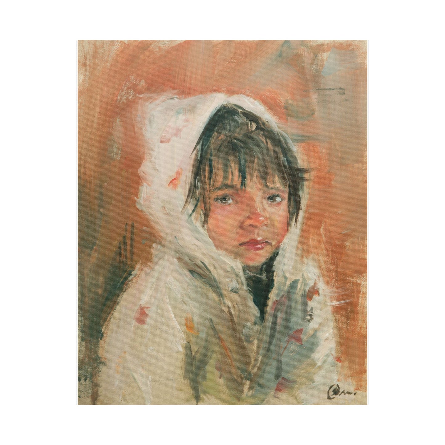 "Reef" - Oil Portriait Print (Day 170)