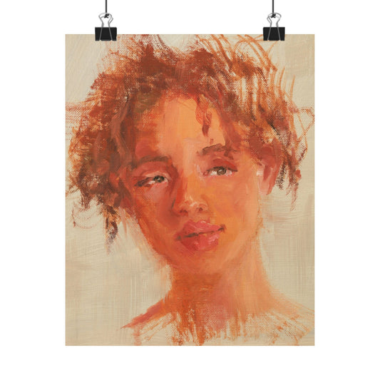 "Ada" - Oil Portriait Print (Day 257)