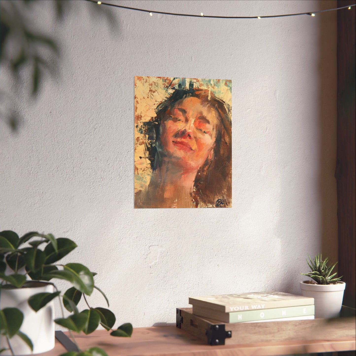 "Joy" - Oil Portriait Print (Day 74)