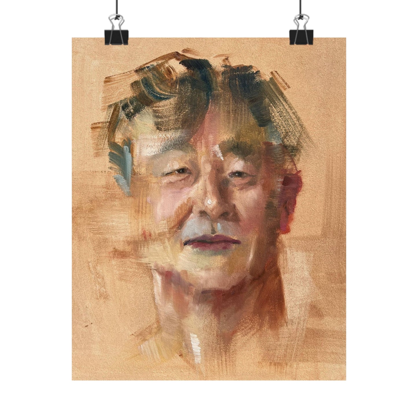 "Shun" - Oil Portriait Print (Day 23)