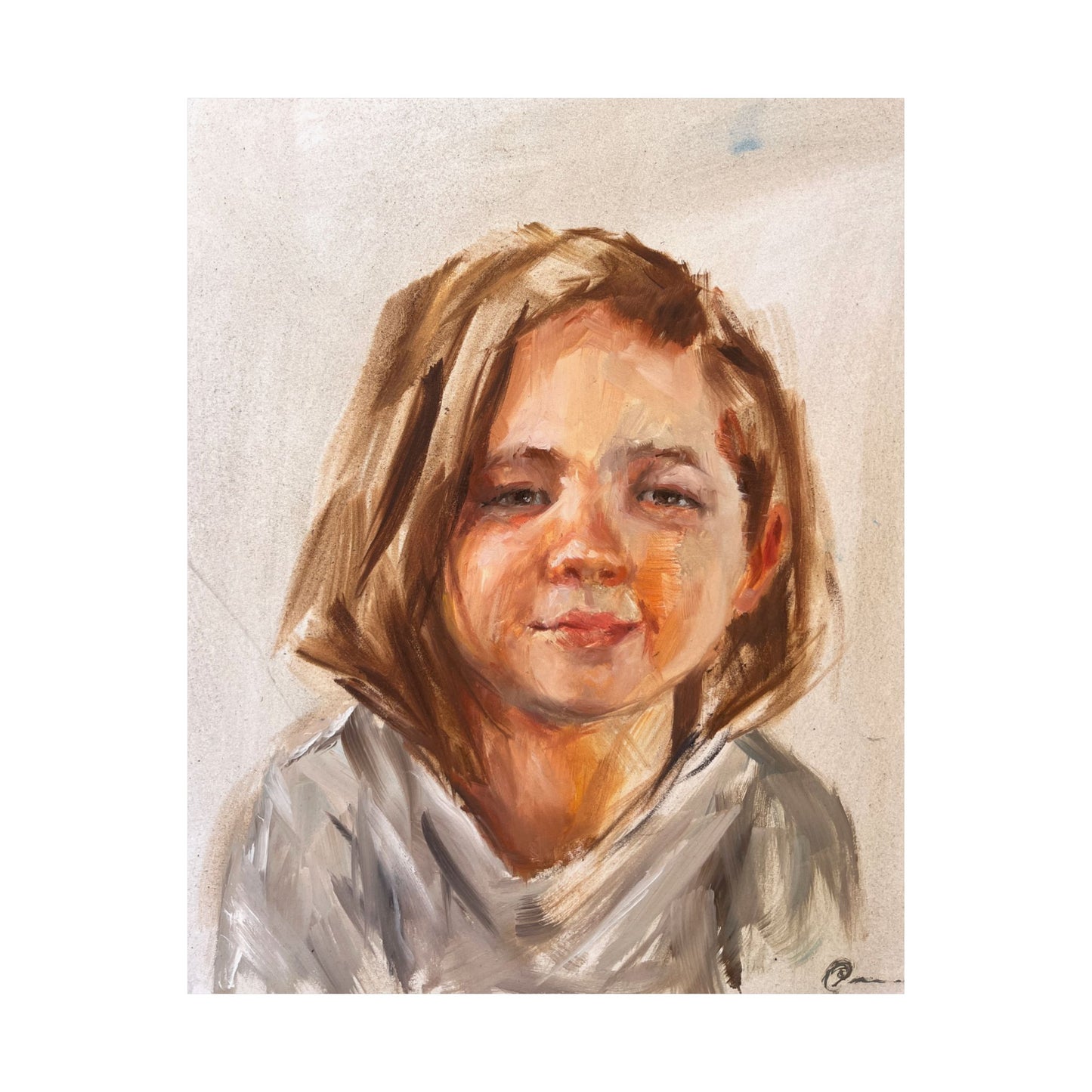 "Susi" - Oil Portriait Print (Day 108)