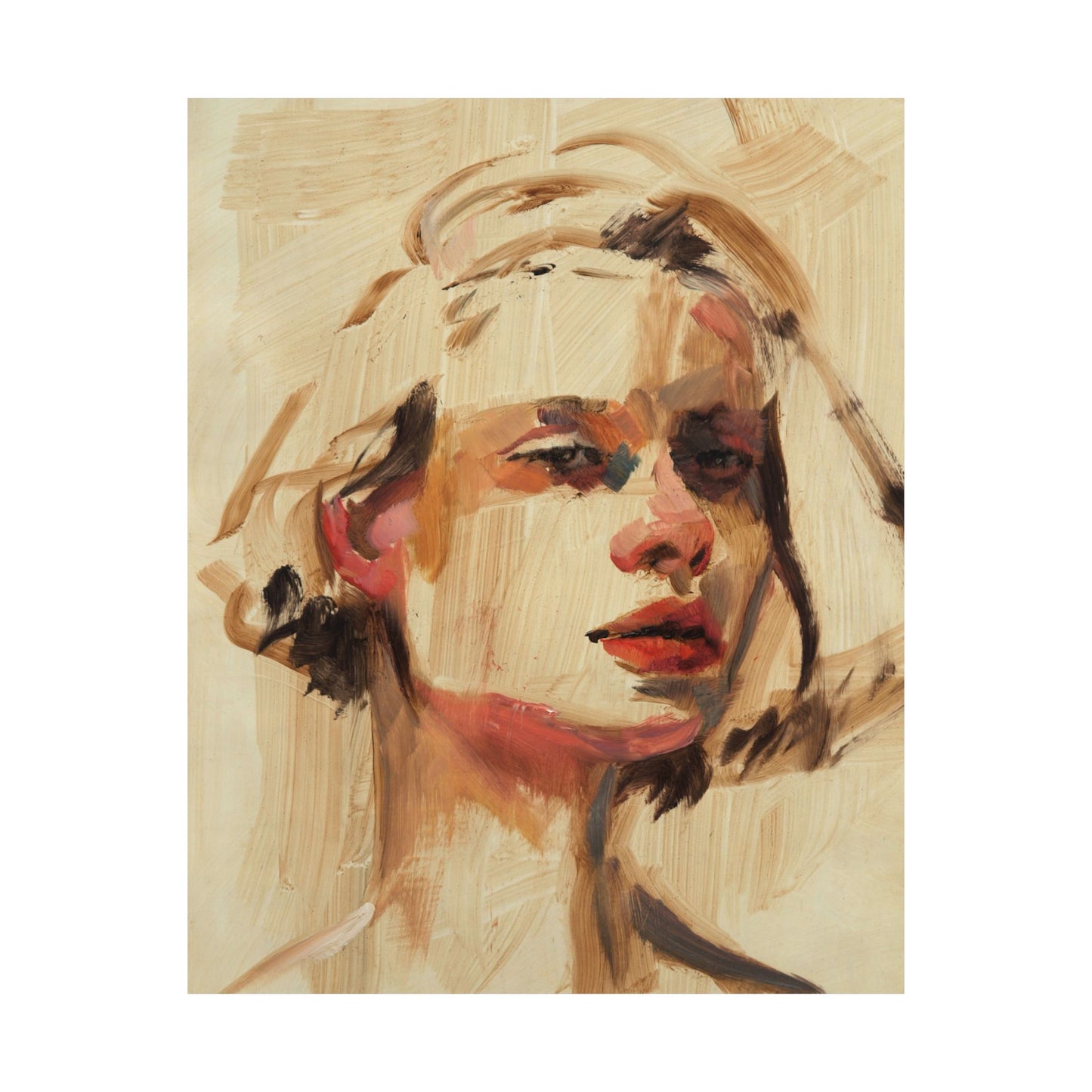 "Agatha" - Oil Portriait Print (Day 4)