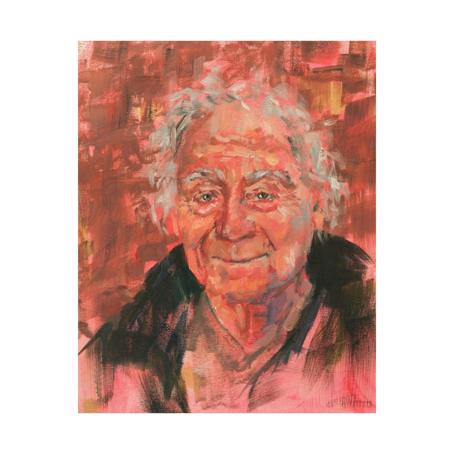 "Wallace" - Oil Portriait Print (Day 213)