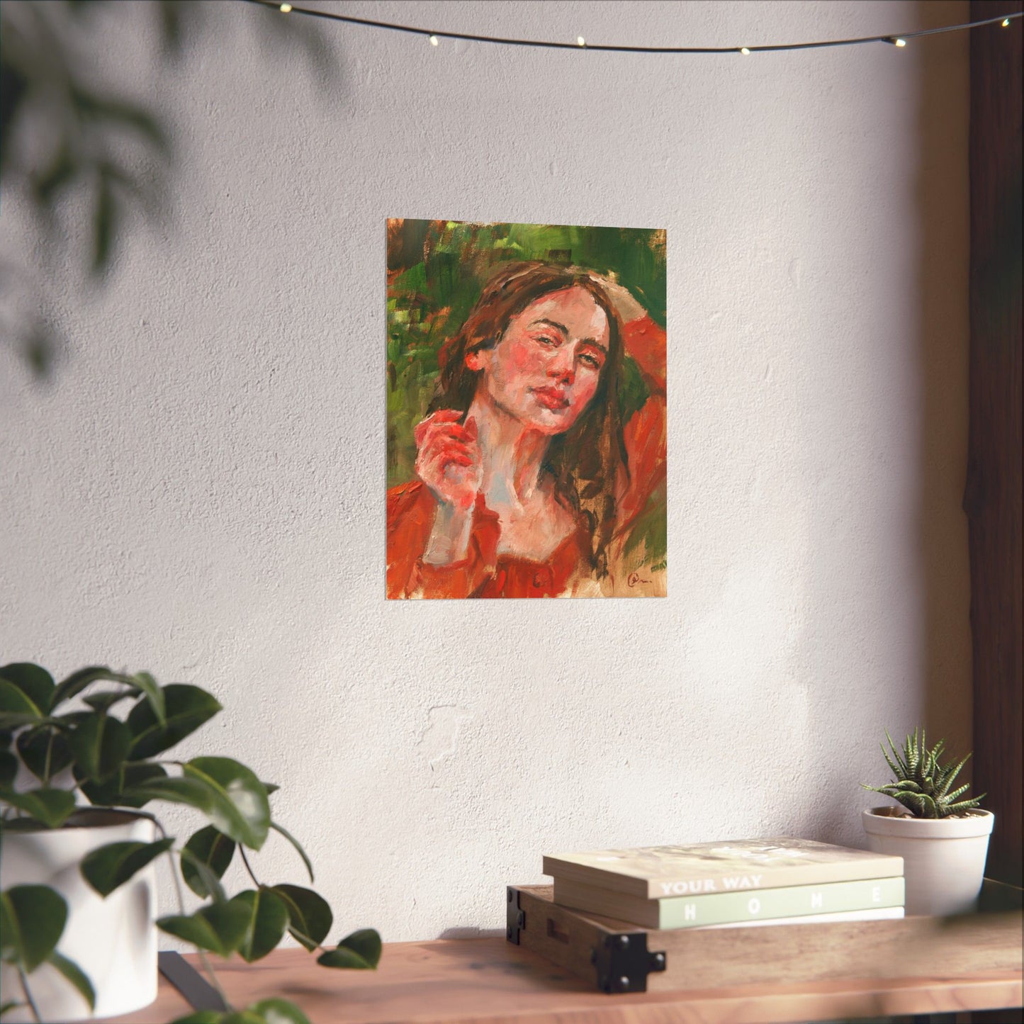 "Persephone" - Oil Portriait Print (Day 89)